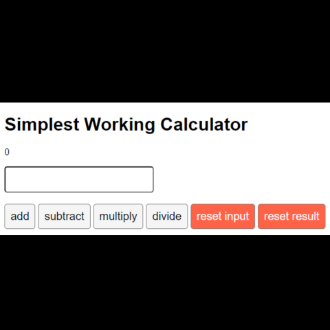 a simple calulator